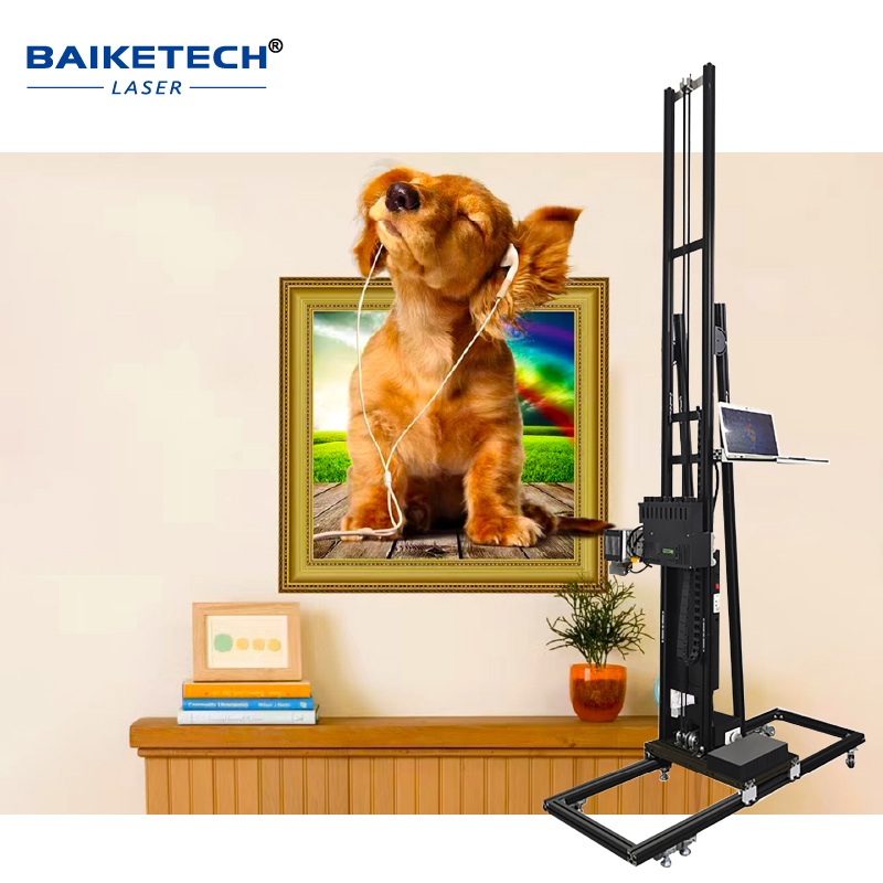 TH-WP200T【FOB】Portable Rail Wall 3D Printer with UV Ink for Wall printing