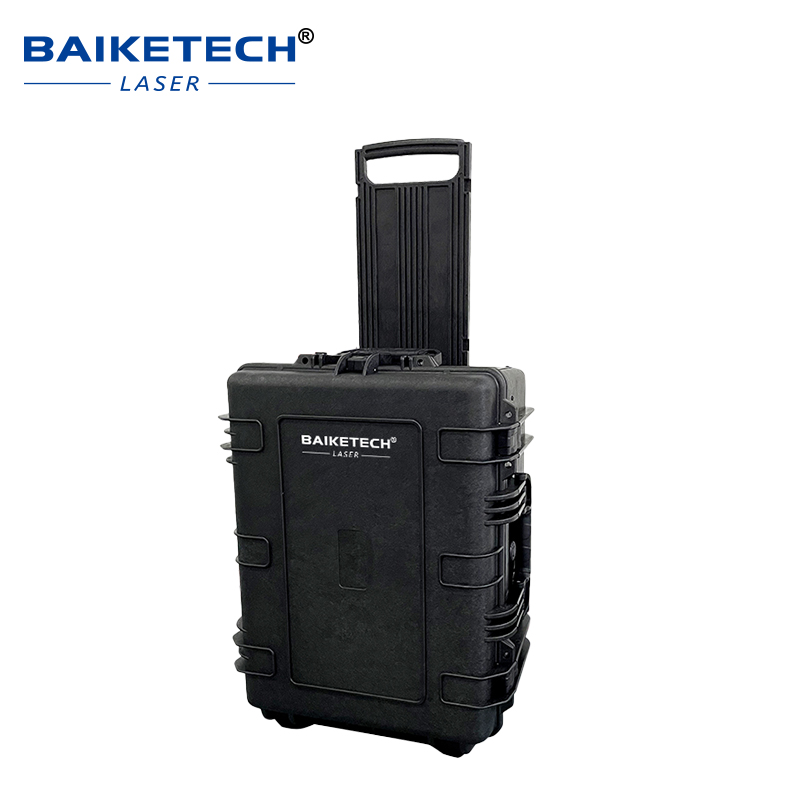 TH-FLC200SL JPT【FOB】Portable Trolley Case 100W Fiber Laser Cleaner