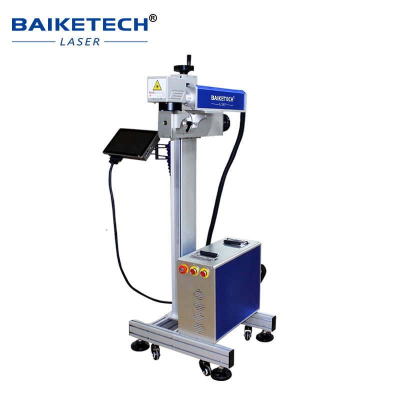 TH-600【FOB】Laser Marker 20w Fiber Laser Flying Marking Machine 