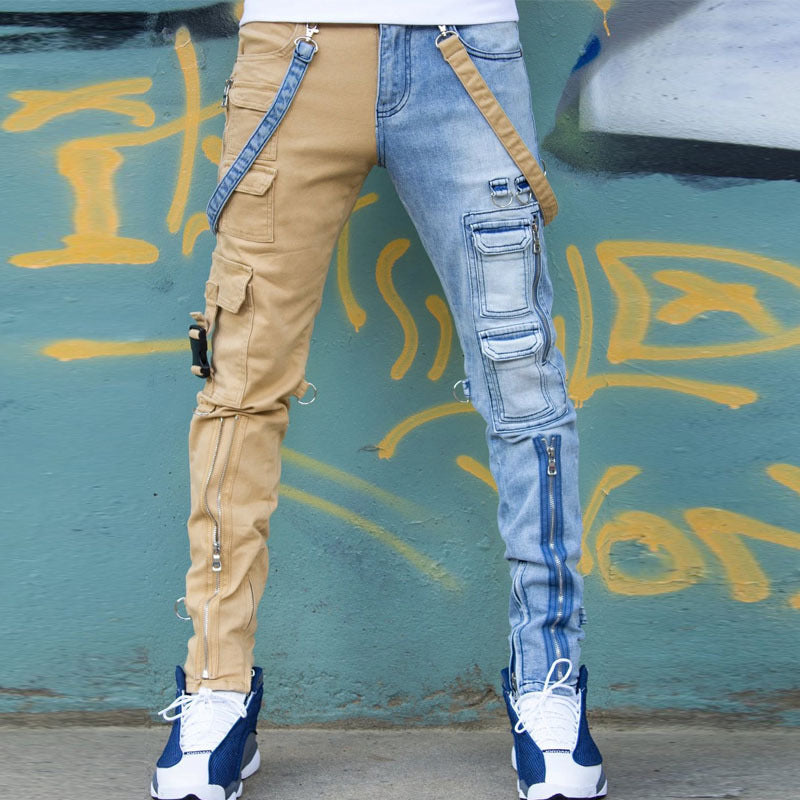 Double Color Casual Jeans