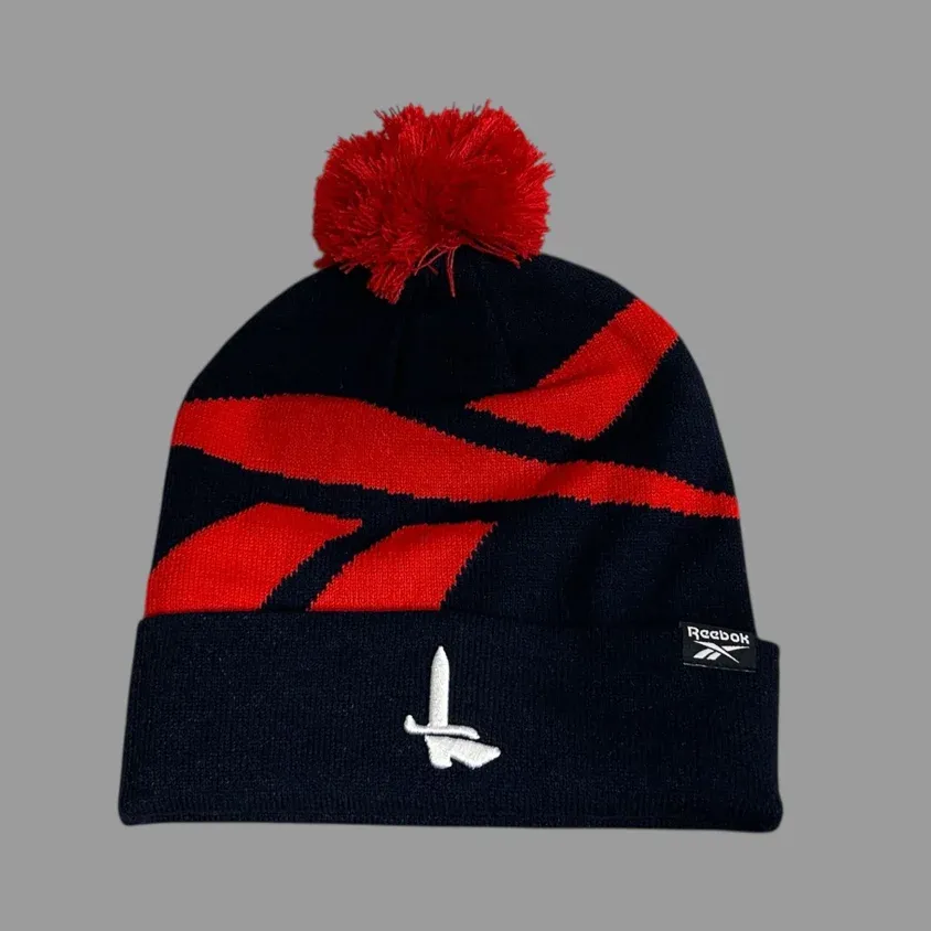 Sword/Reebok Navy/Red Bobble Hat
