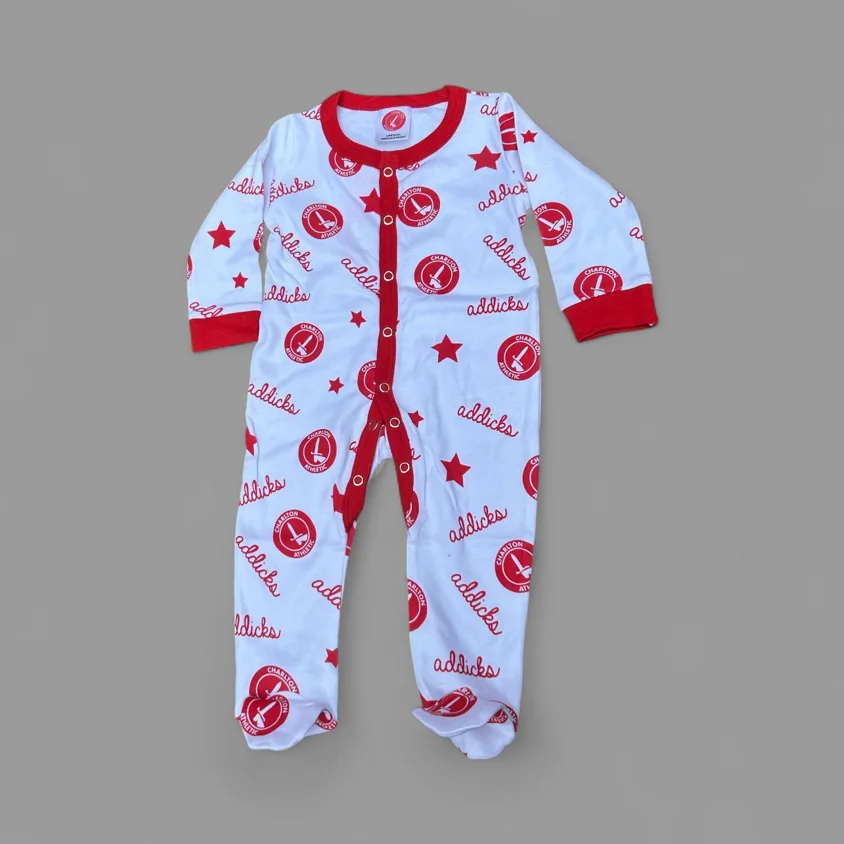 Addicks White Sleepsuit 