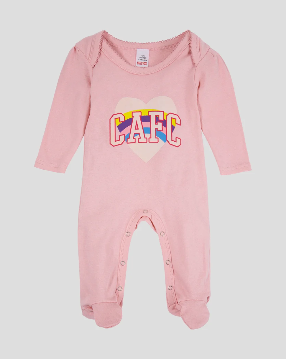 Rainbow Pink Sleepsuit 