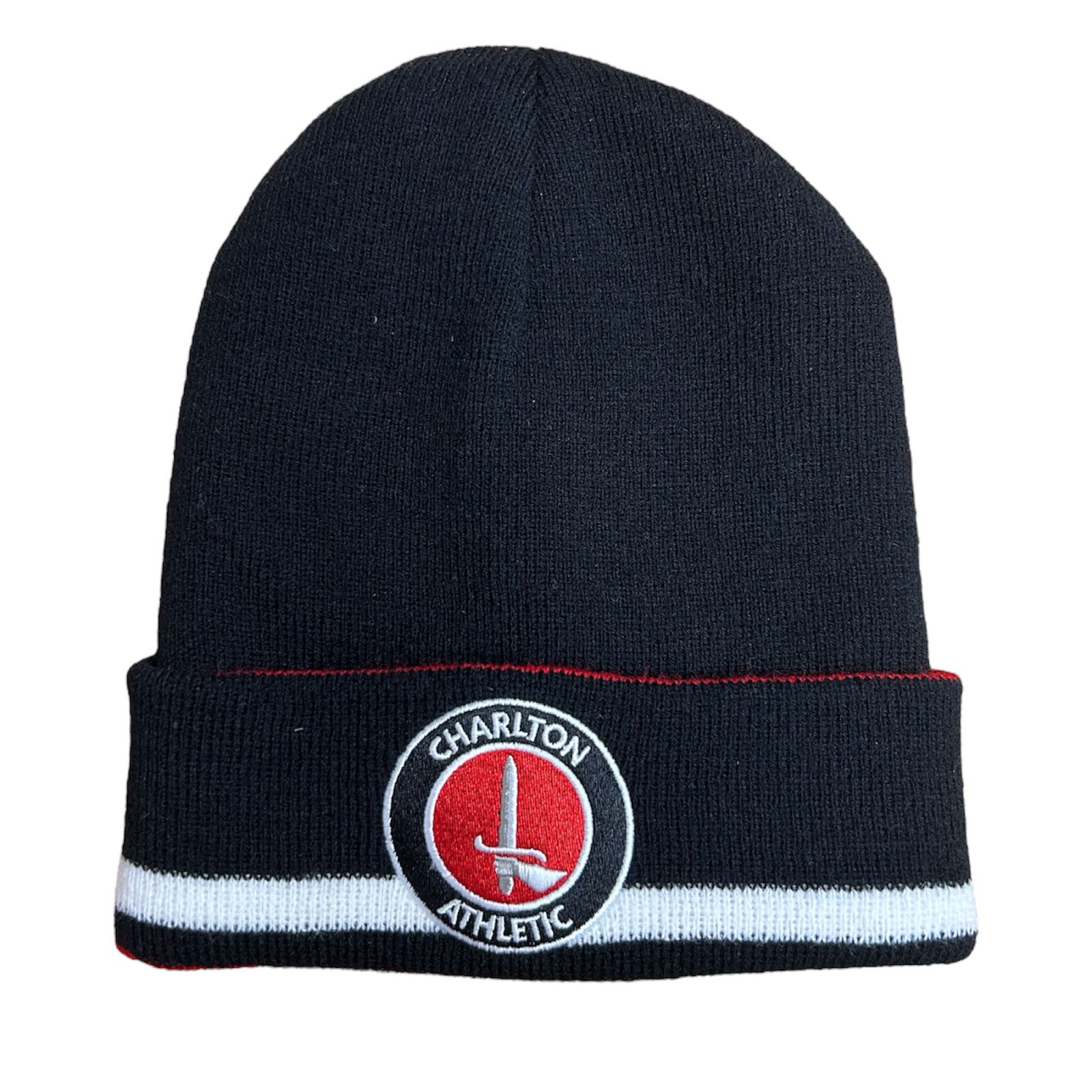 Reversible Knitted Hat with Turn up