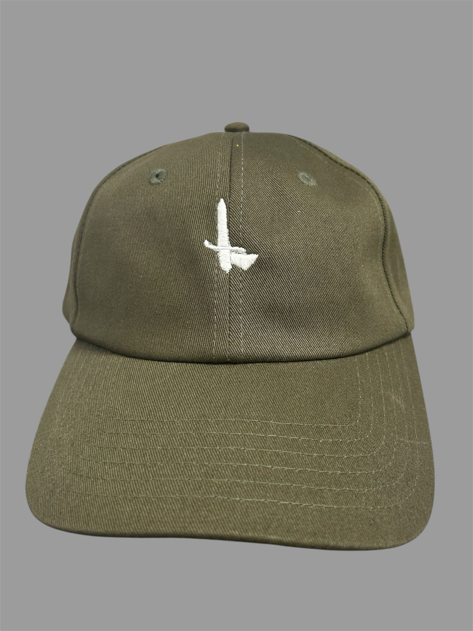 Sword Logo Khaki Cap 