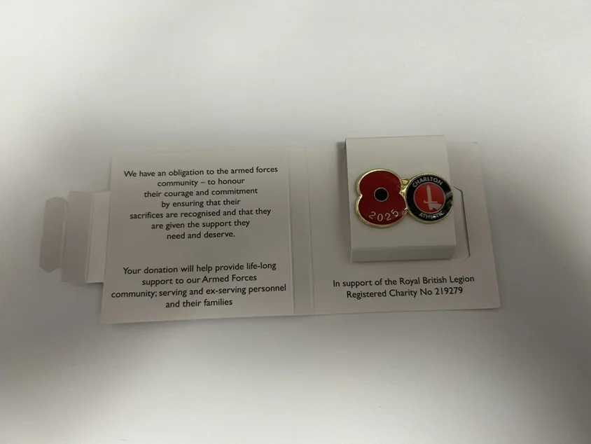 Charity RL 2025 Charlton Pin Badge – Charlton Athletic