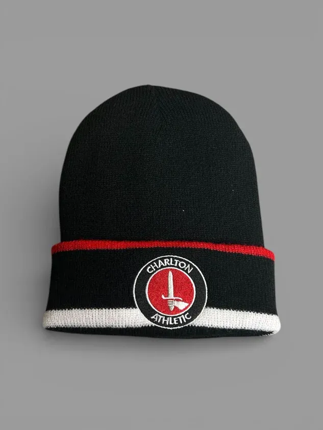 Adults Knitted Reversible Hat with Turnup 