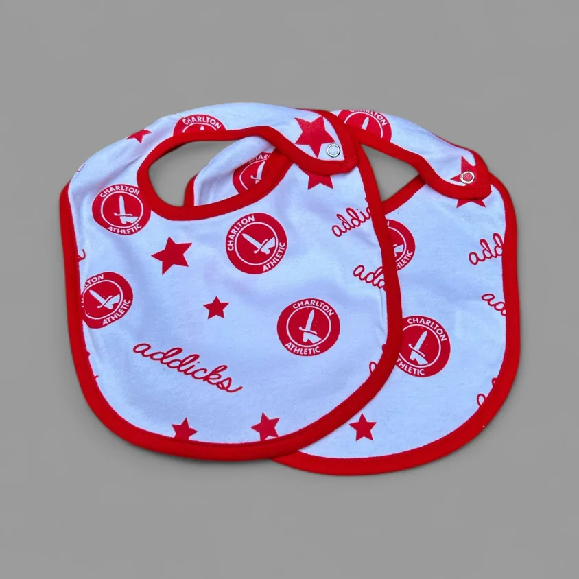 Addicks White and Red Bibs