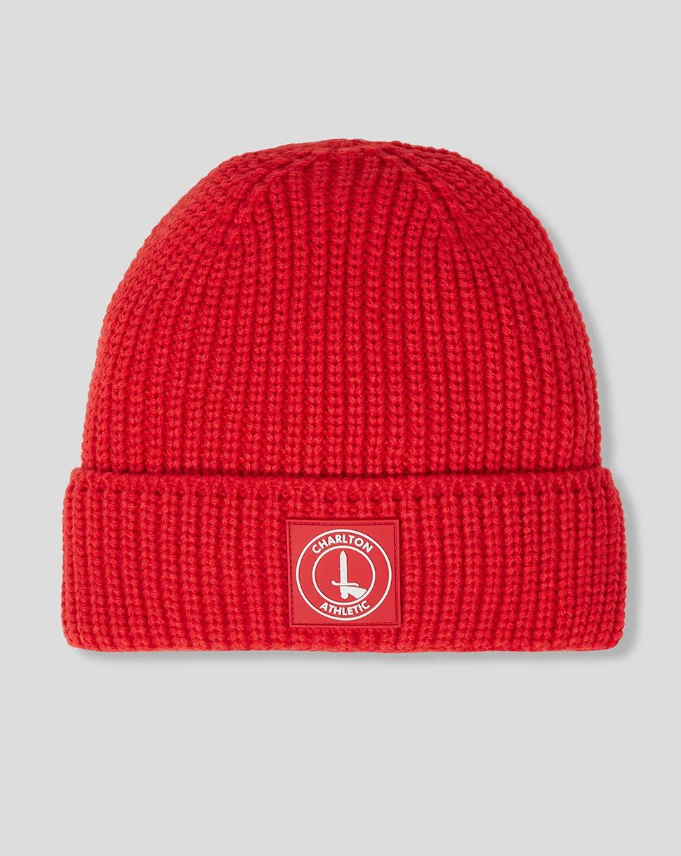 Charlton Knitted Beanie Red