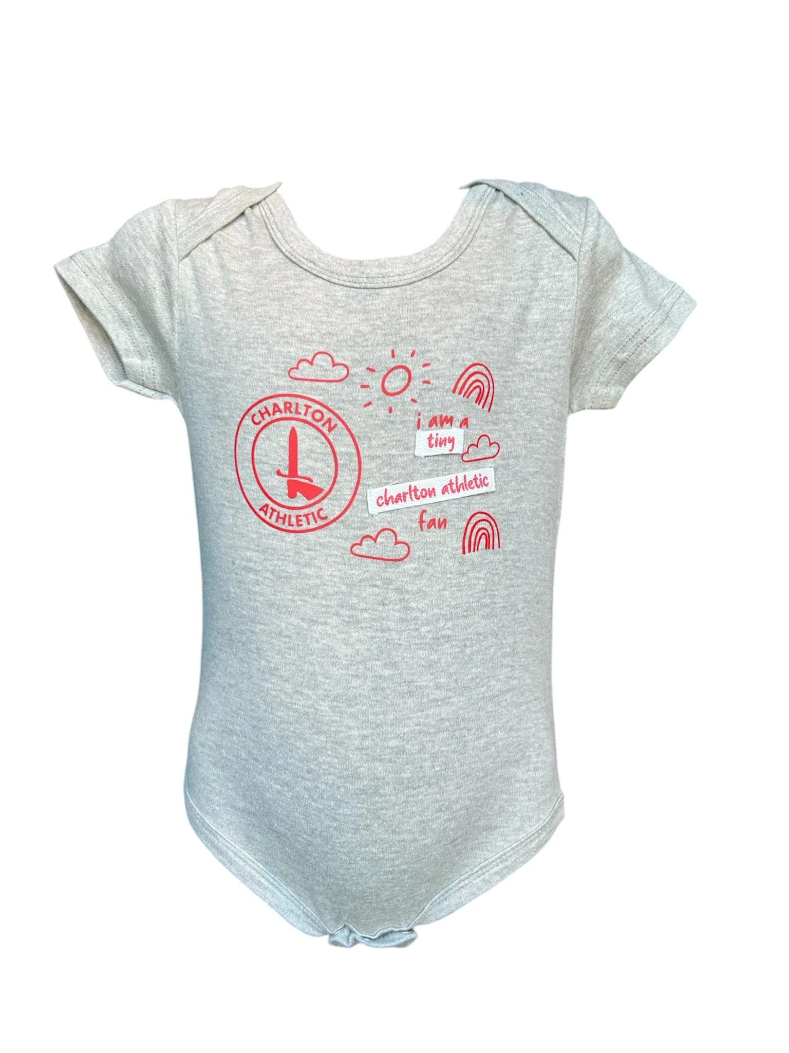 Tiny Fan Grey Bodysuit