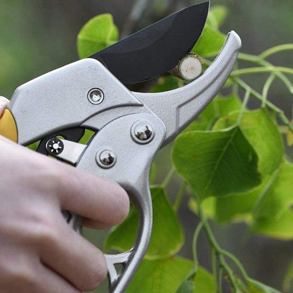 Handguard Ratchet Garden Pruning Shears