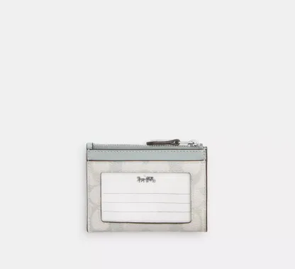 Mini Skinny Id Case In Signature Canvas