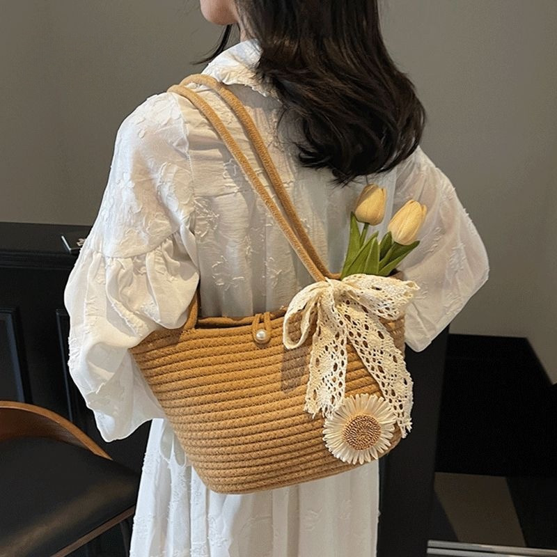 Retro Large-Capacity Shoulder Tote Bag