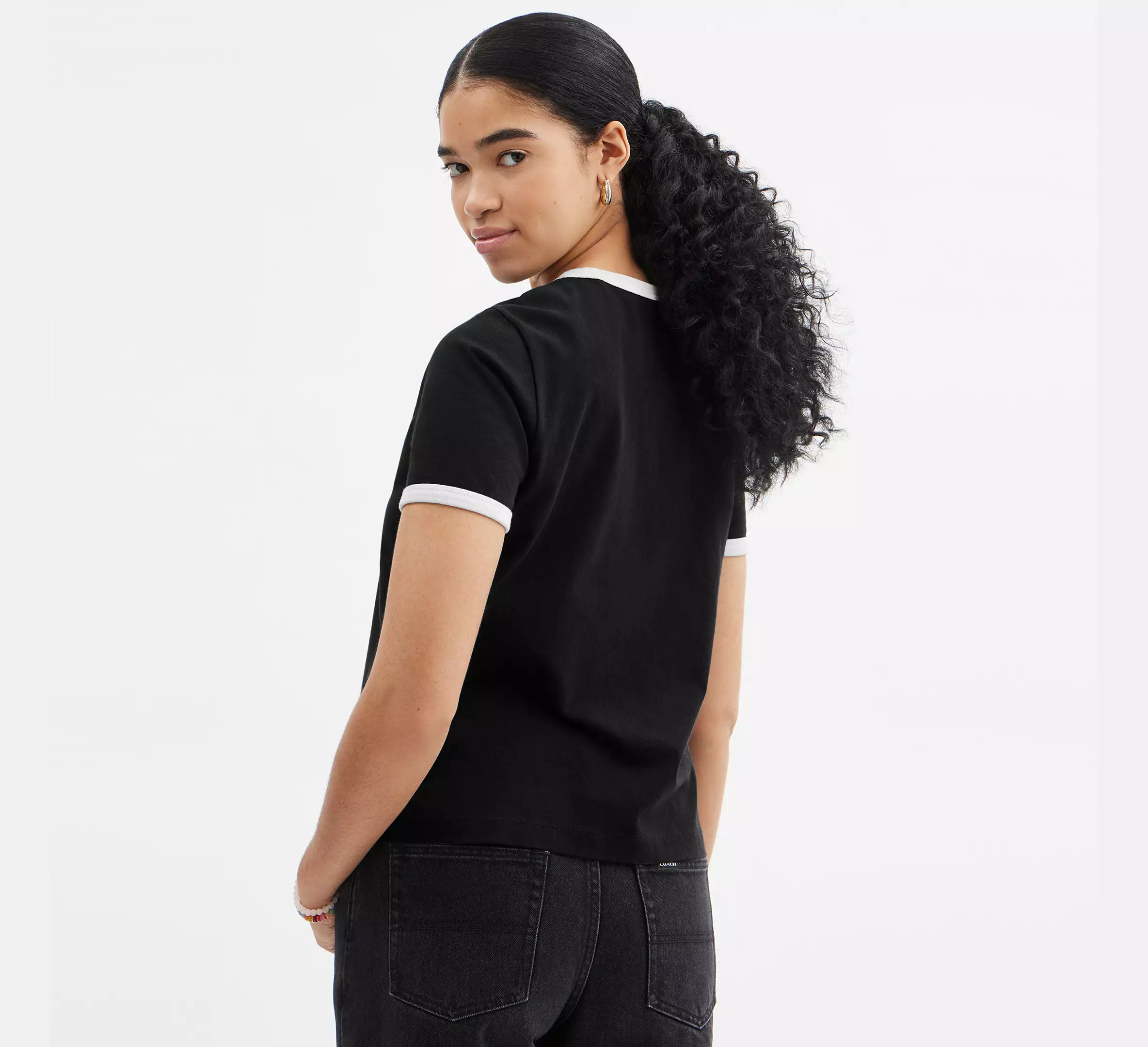 Sporty Signature Classic 70 S T-Shirt In Organic Cotton