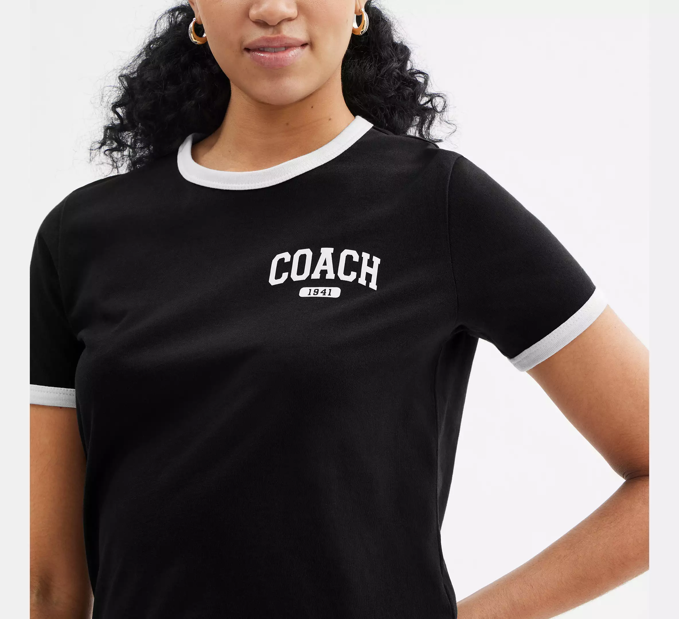 Sporty Signature Classic 70 S T-Shirt In Organic Cotton