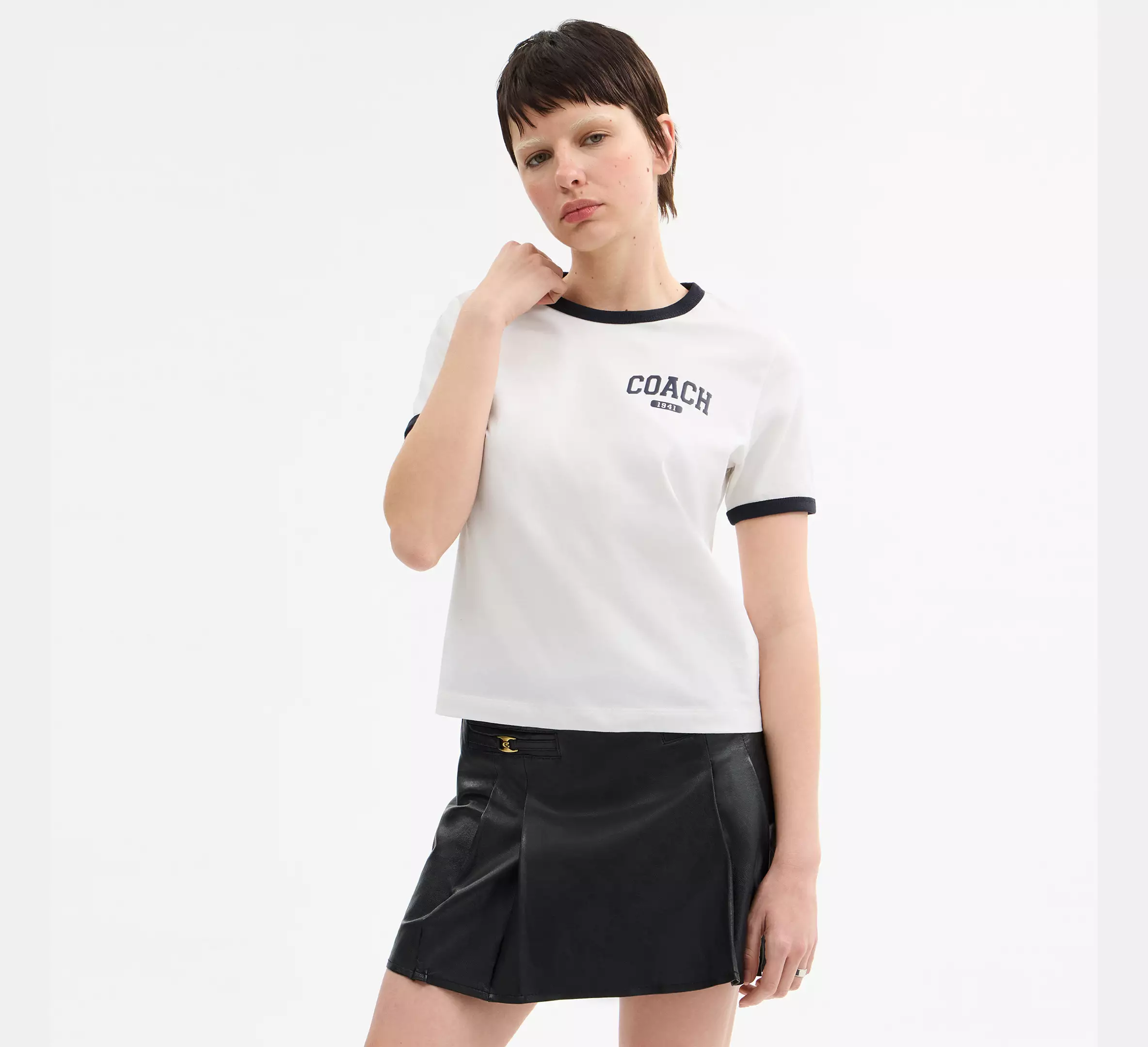 Sporty Signature Classic 70 S T-Shirt In Organic Cotton