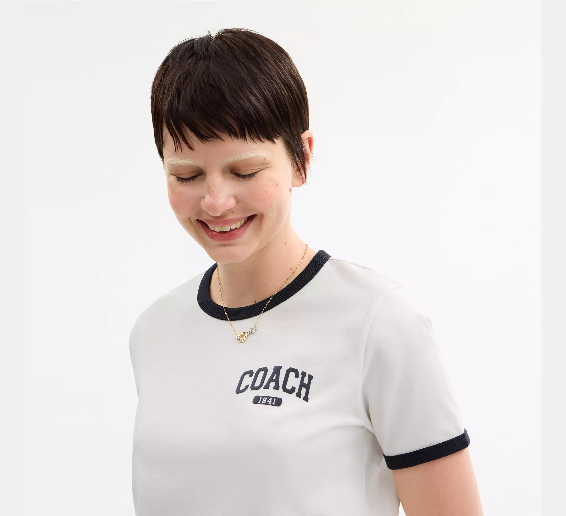 Sporty Signature Classic 70 S T-Shirt In Organic Cotton