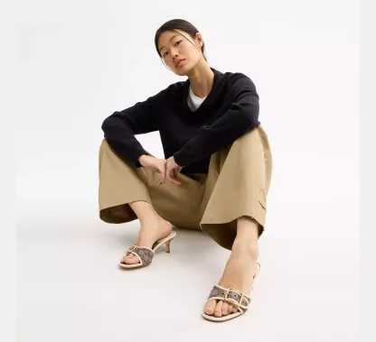 Margot Sandal In Signature Jacquard