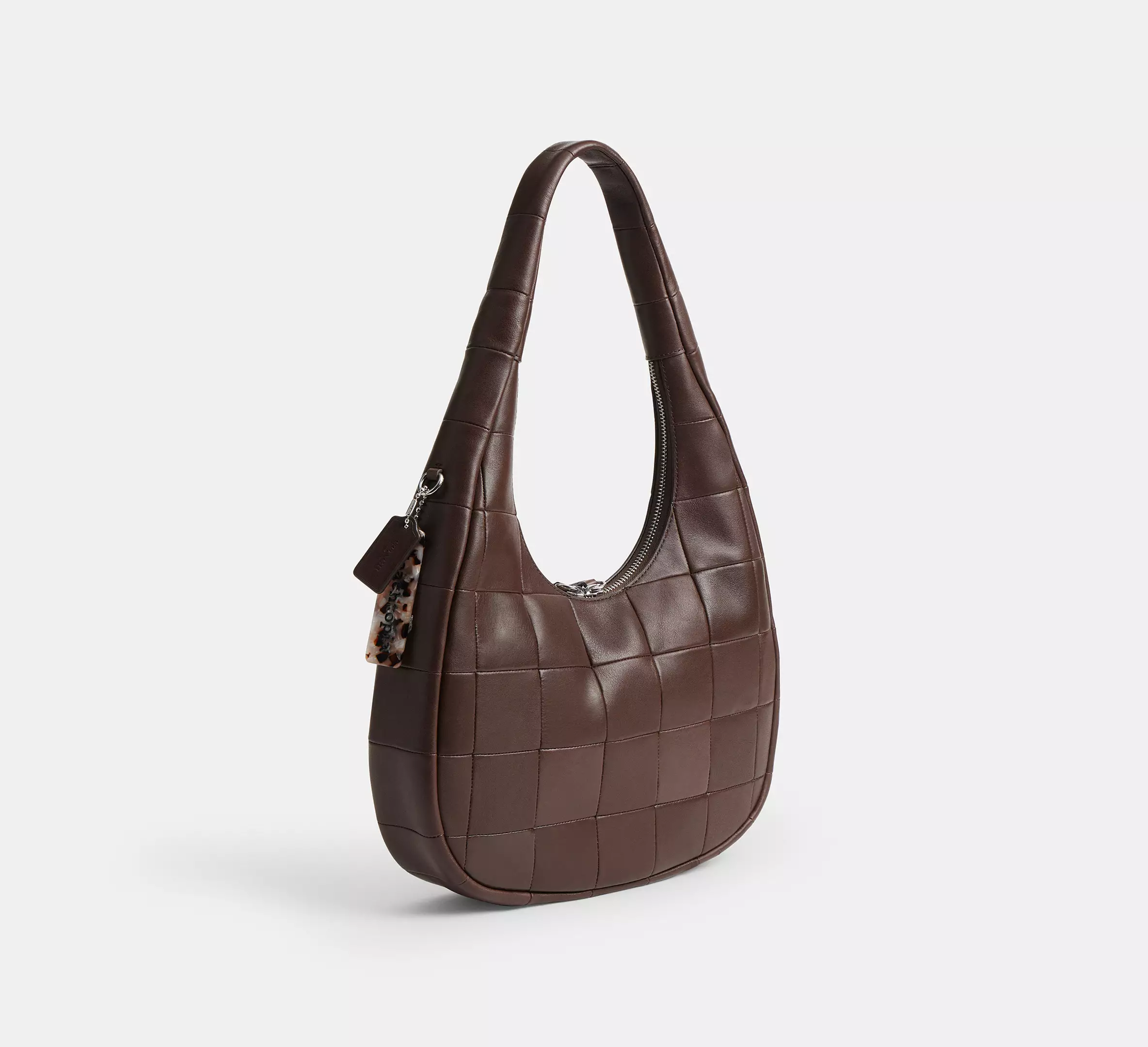 Alter/Ego Crescent Shoulder Bag In Upcrafted Leather
