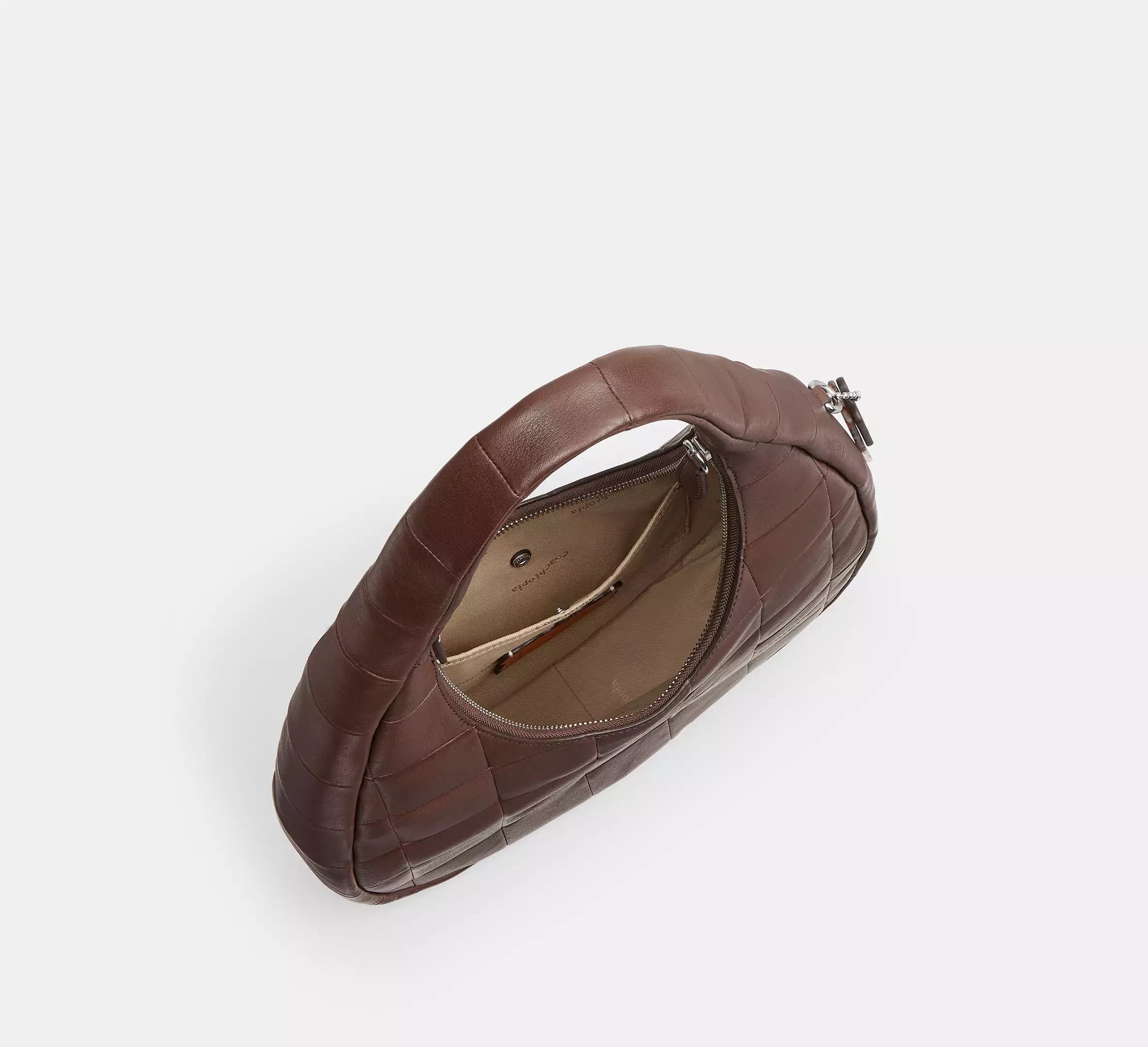 Alter/Ego Crescent Shoulder Bag In Upcrafted Leather