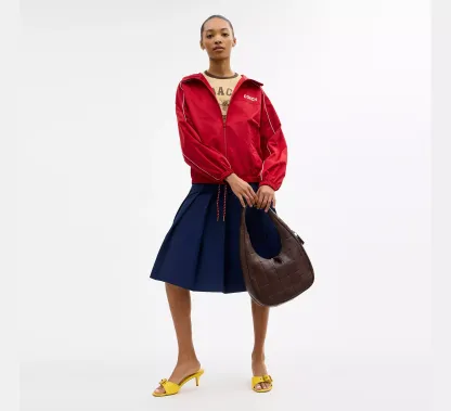 Alter/Ego Crescent Shoulder Bag In Upcrafted Leather