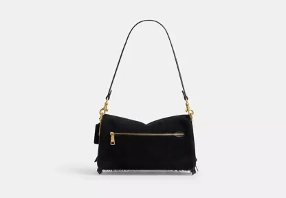 Tabby Shoulder Bag 26 With Crystal Beaded Fringe