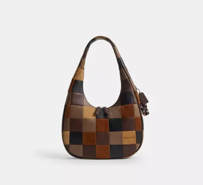 Alter/Ego Crescent Shoulder Bag In Upcrafted Leather And Upcrafted Suede