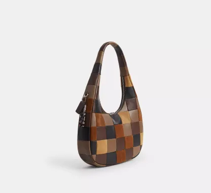 Alter/Ego Crescent Shoulder Bag In Upcrafted Leather And Upcrafted Suede