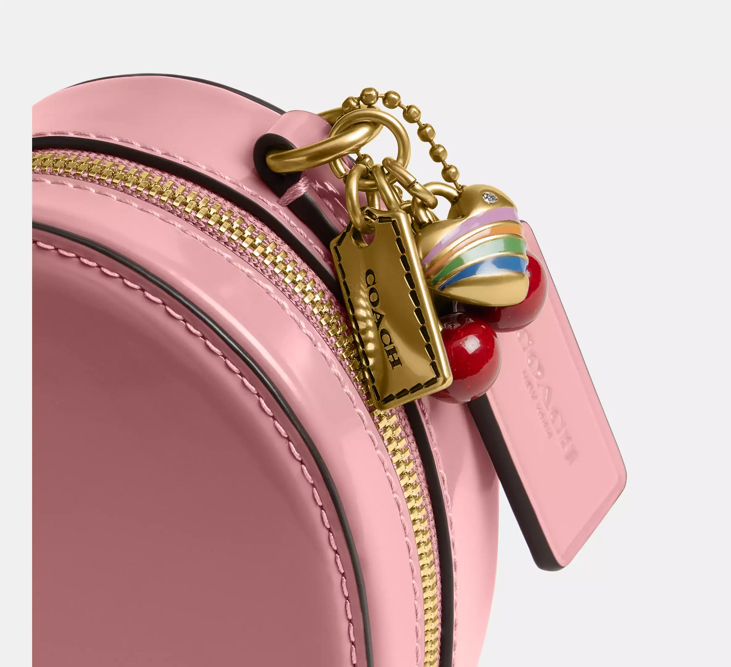 Heart Crossbody Bag 14 With Charms