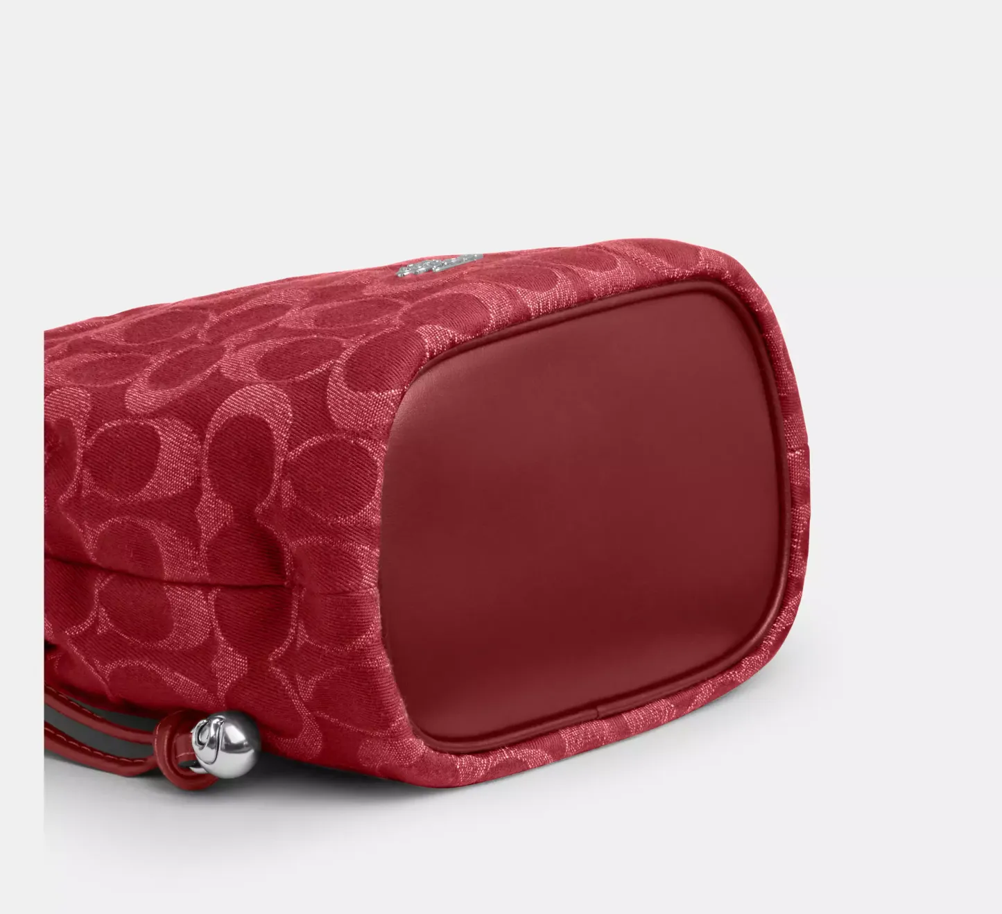 Faye Mini Drawstring Bag In Signature Denim