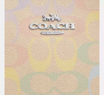 Teri Shoulder Bag In Rainbow Signature Canvas