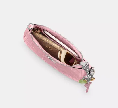 Teri Shoulder Bag In Signature Leather With Heart Charm