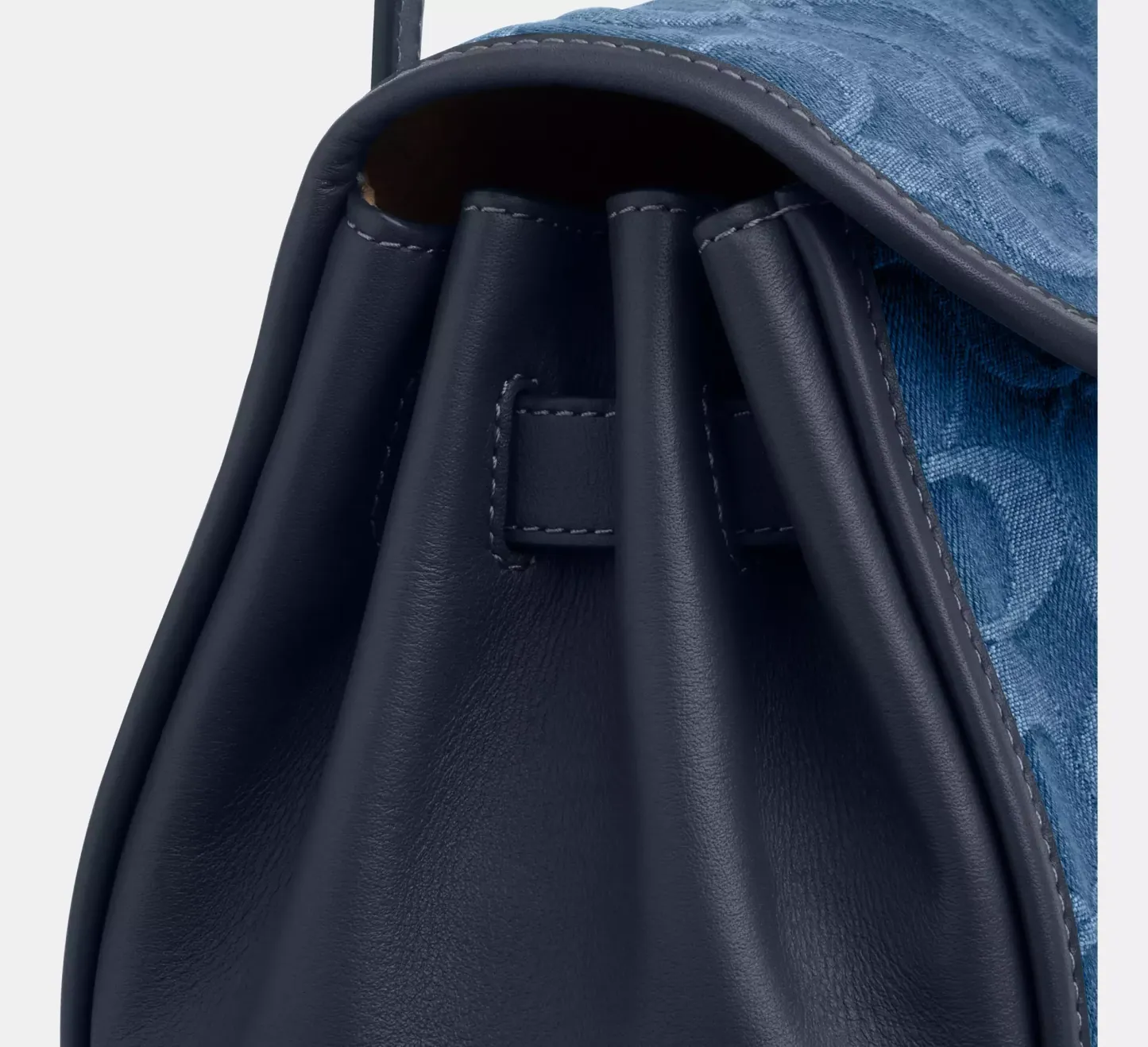 Bridget Flap Shoulder Bag In Signature Denim