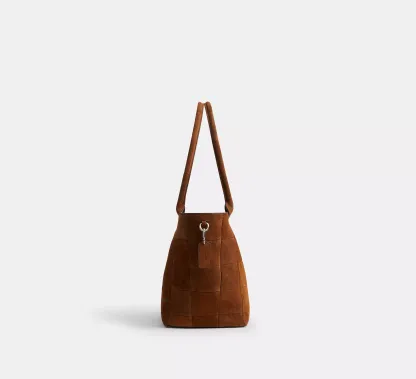 Alter/Ego Large Tote Bag In Upcrafted Suede