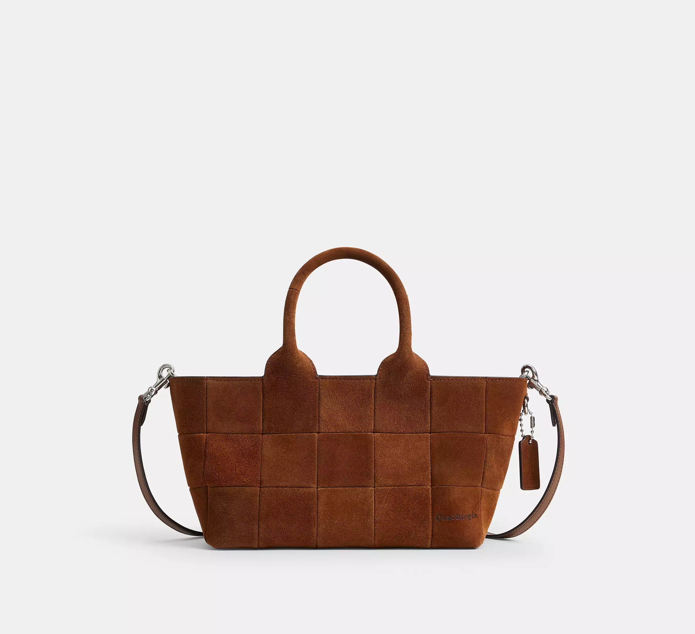Alter/Ego Small Tote Bag In Upcrafted Suede