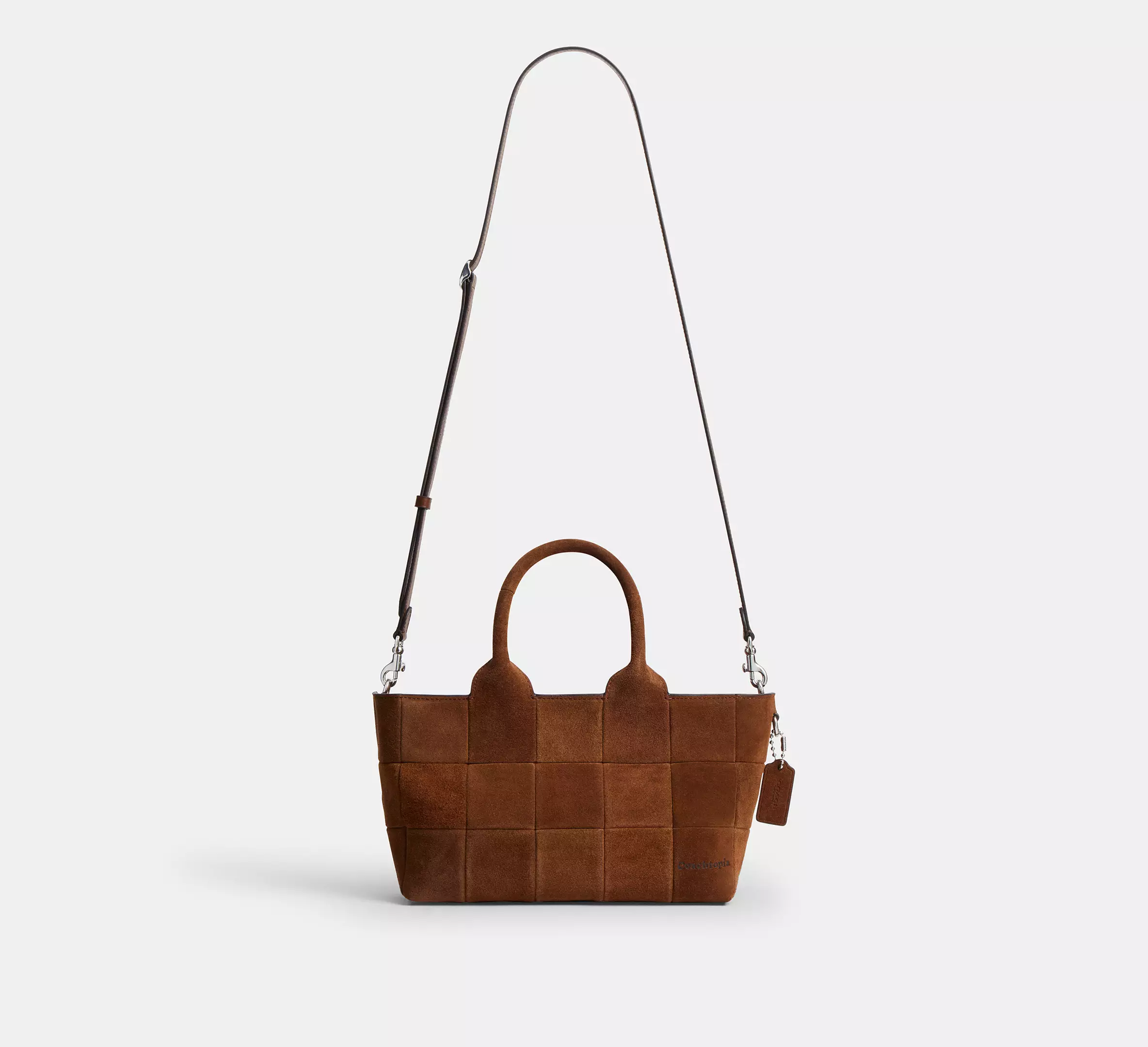 Alter/Ego Small Tote Bag In Upcrafted Suede