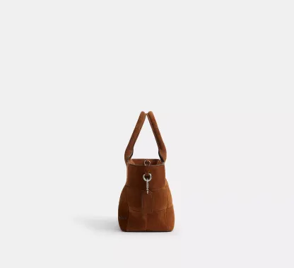 Alter/Ego Small Tote Bag In Upcrafted Suede