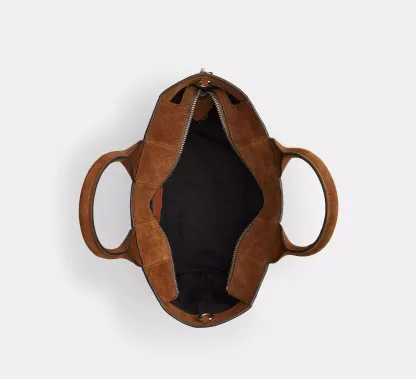 Alter/Ego Small Tote Bag In Upcrafted Suede