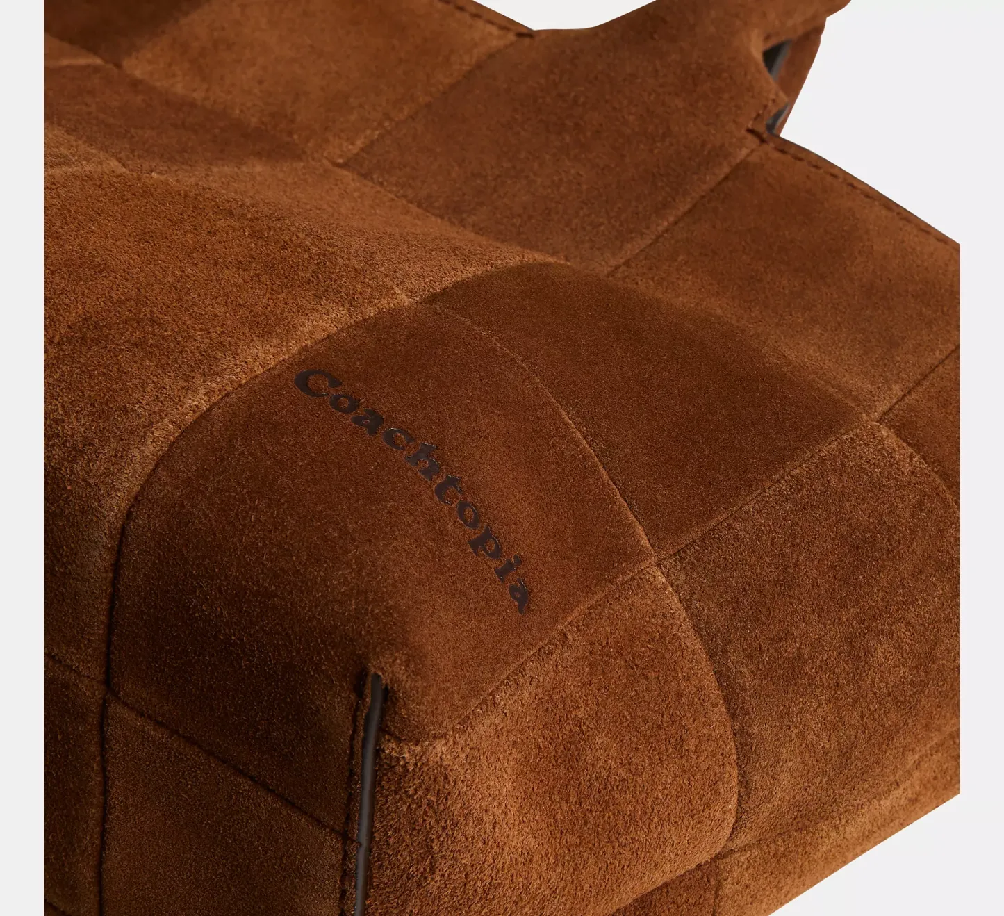 Alter/Ego Small Tote Bag In Upcrafted Suede