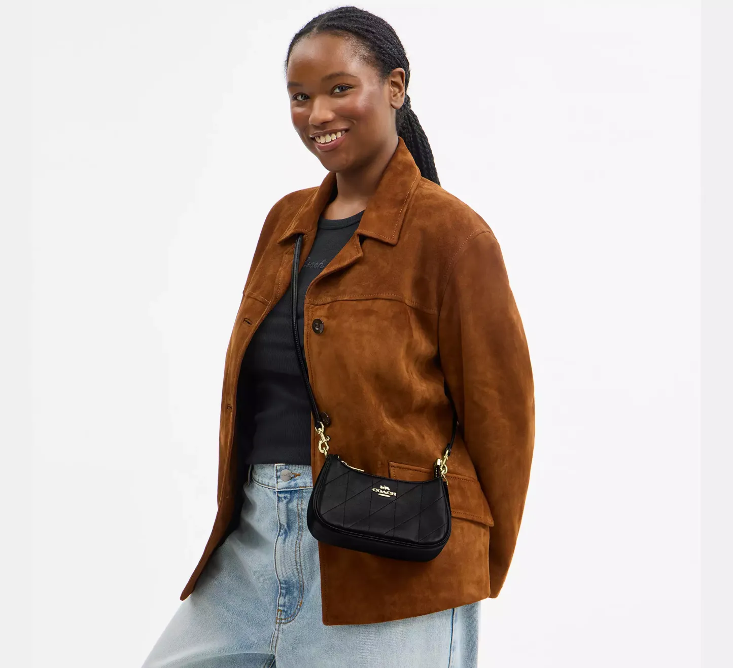 Teri Mini Crossbody Bag In Signature Canvas