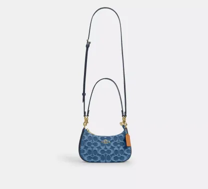 Teri Mini Crossbody Bag In Signature Denim