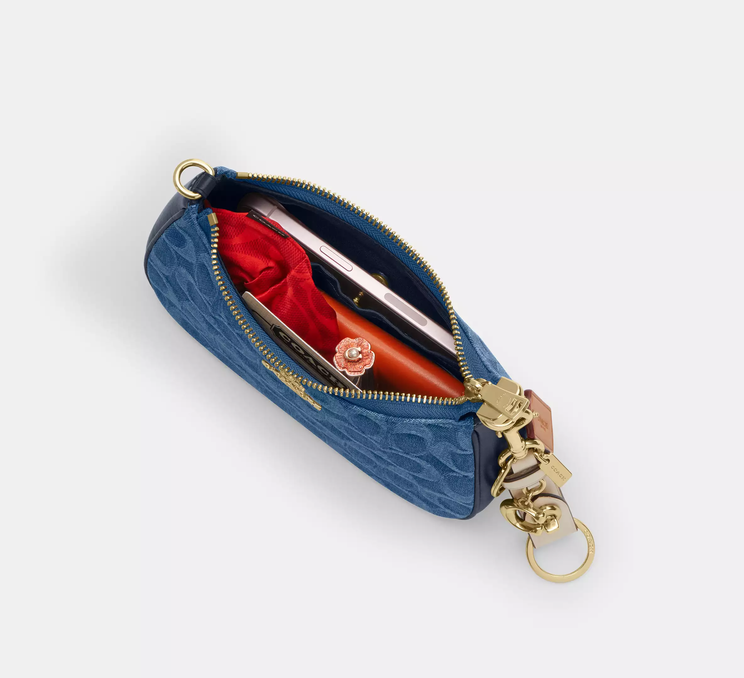 Teri Mini Crossbody Bag In Signature Denim