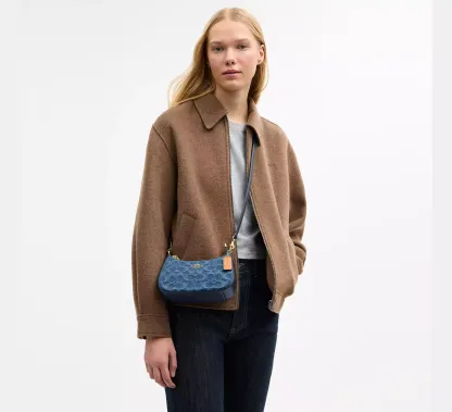 Teri Mini Crossbody Bag In Signature Denim