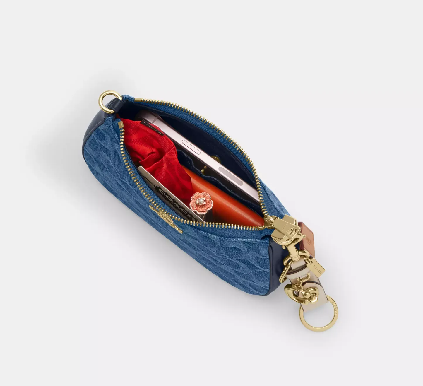 Teri Mini Crossbody Bag In Signature Denim