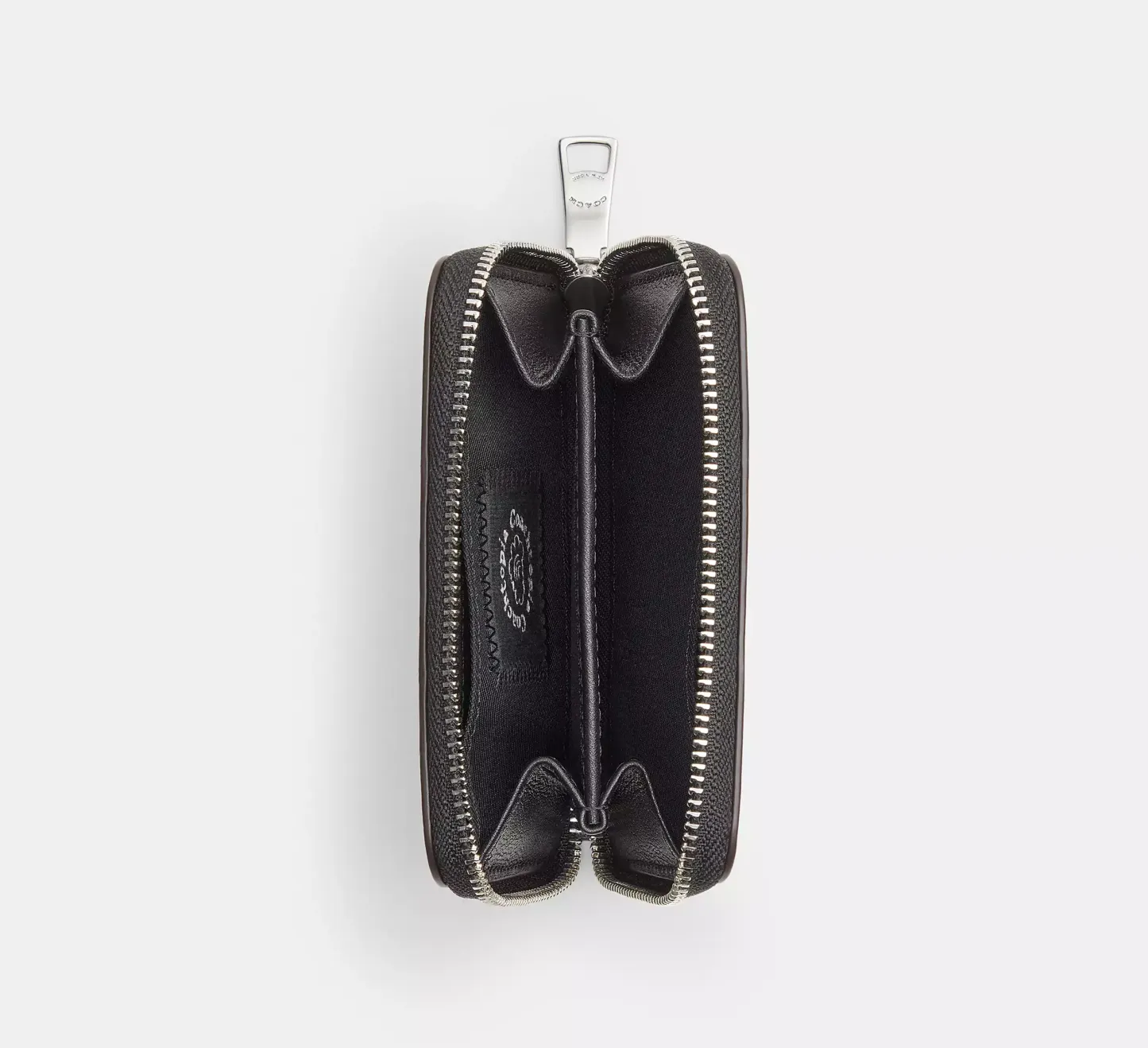 Zip Around Wallet In Checkerboard Upcrafted Leather