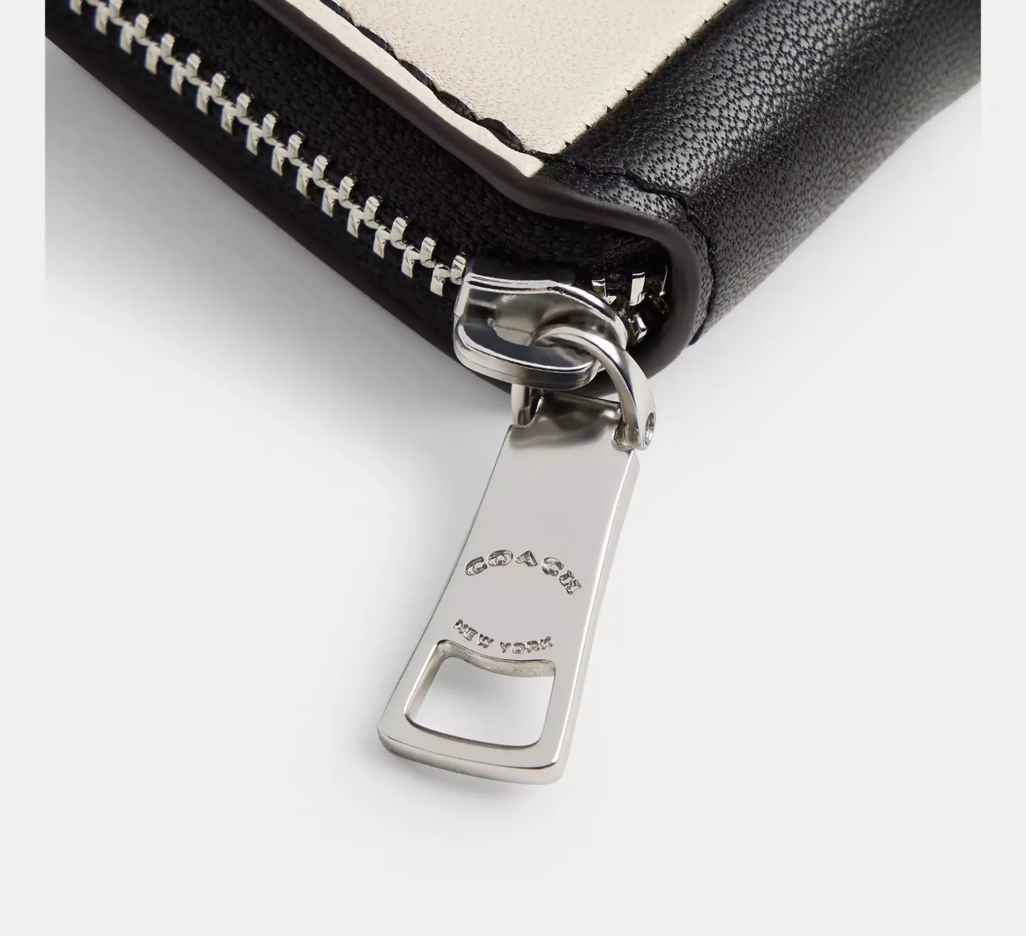 Zip Around Wallet In Checkerboard Upcrafted Leather