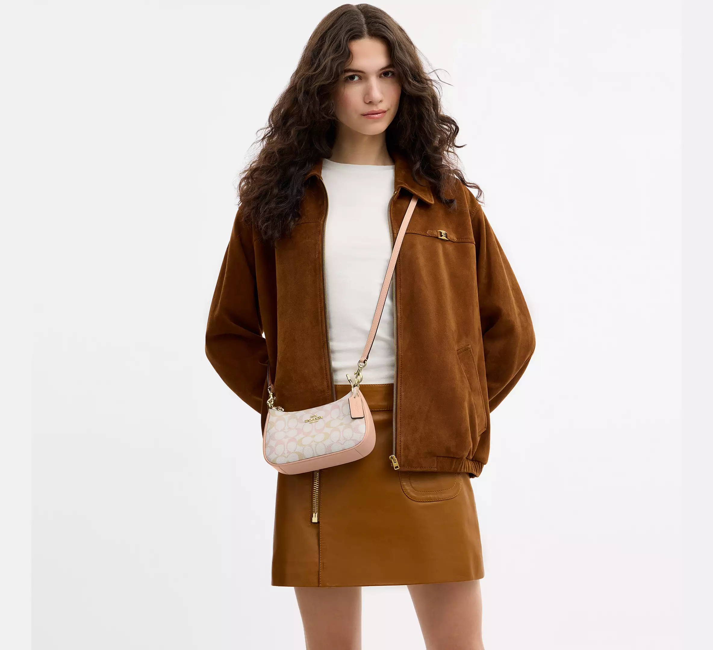 Teri Mini Crossbody Bag In Signature Canvas