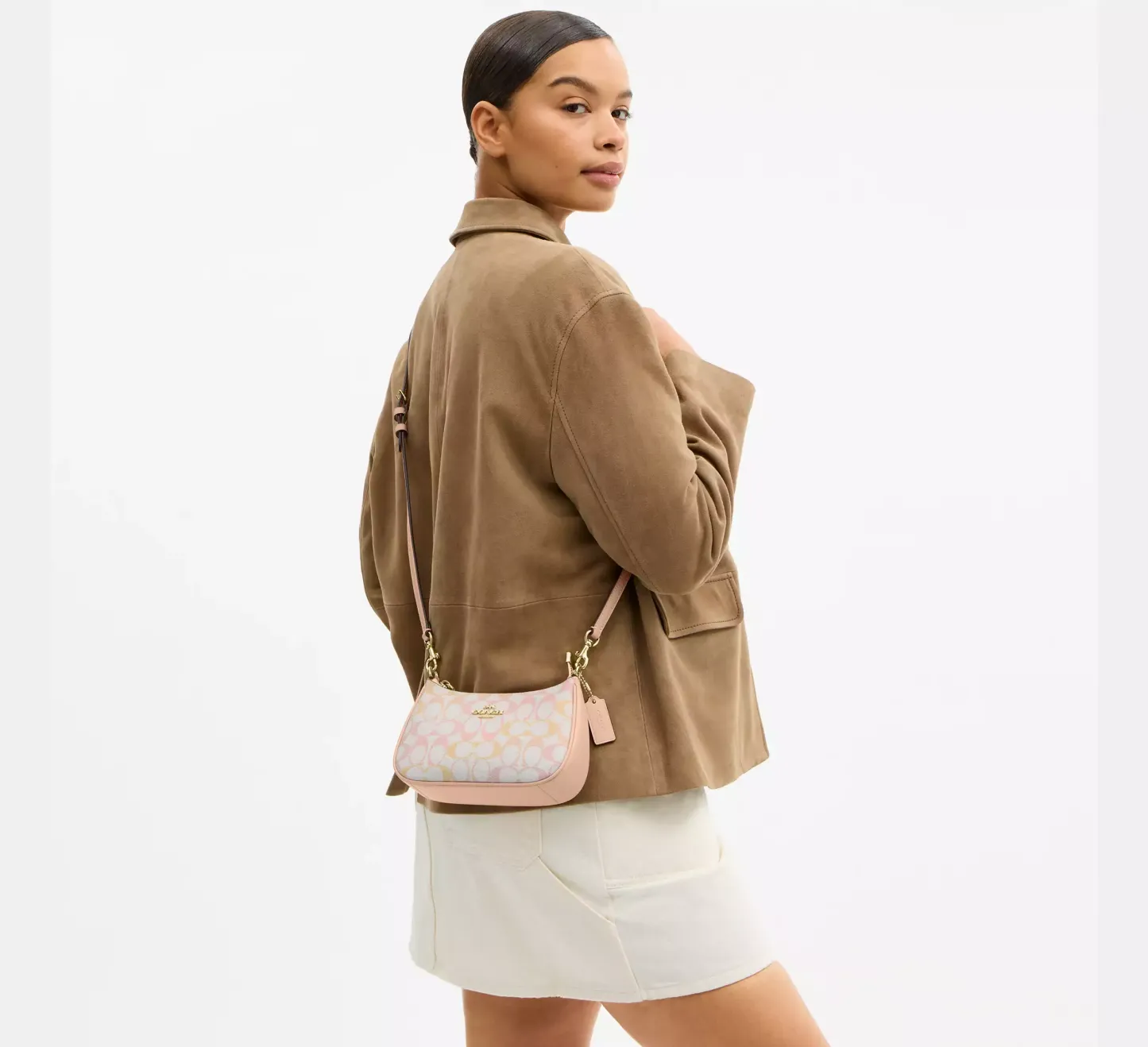 Teri Mini Crossbody Bag In Signature Canvas