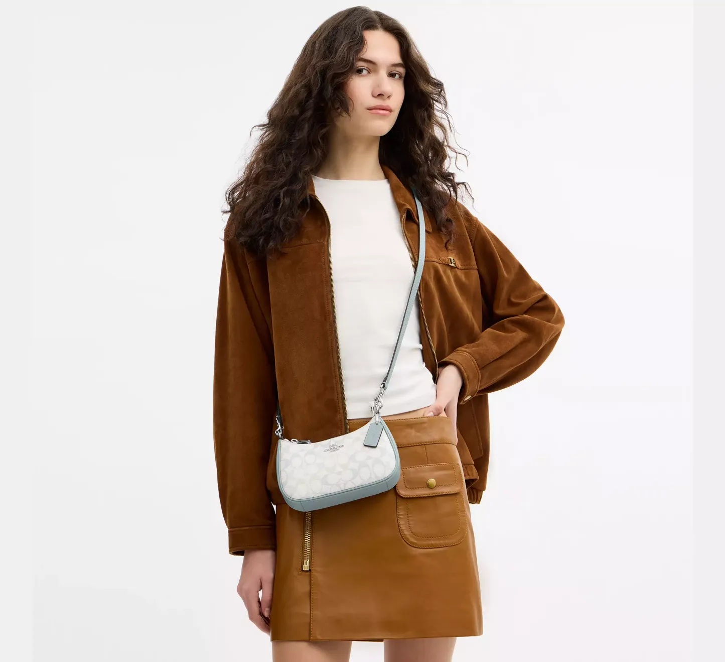 Teri Mini Crossbody Bag In Signature Canvas