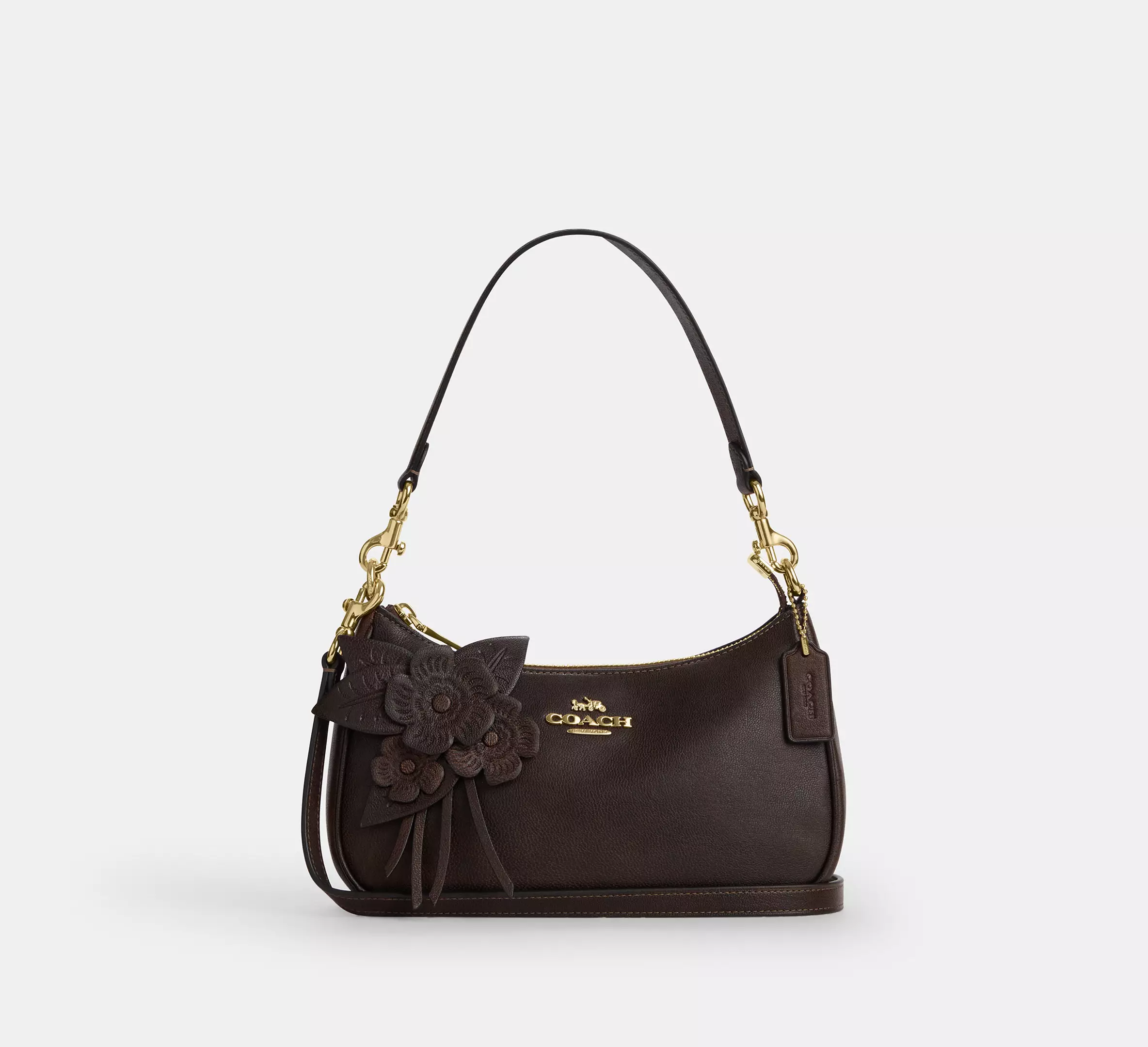 Teri Shoulder Bag With Floral Applique